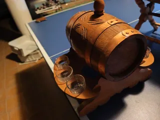 Barriles de vino decorativos