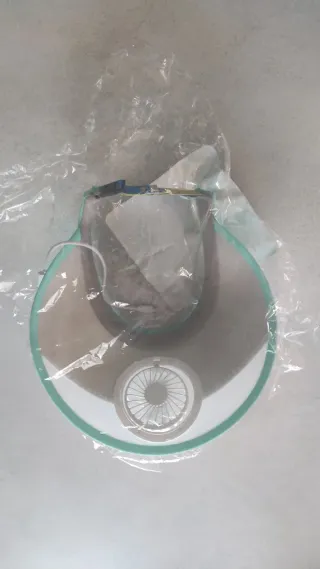 Visiera Bambino Azzurra con Disegni e ventilatore