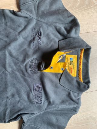 Polo Rugby DHL World Cup 2015 Mujer Gris nueva