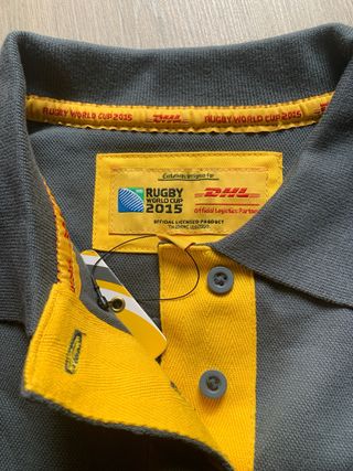 Polo Rugby DHL World Cup 2015 Mujer Gris nueva