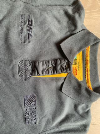 Polo Rugby DHL World Cup 2015 Mujer Gris nueva