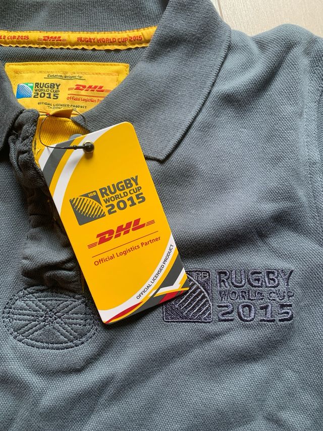 Polo Rugby DHL World Cup 2015 Mujer Gris nueva
