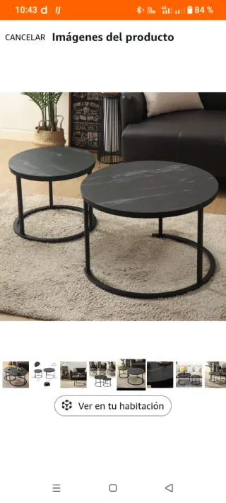 Tavoli ausiliari moderni a nido