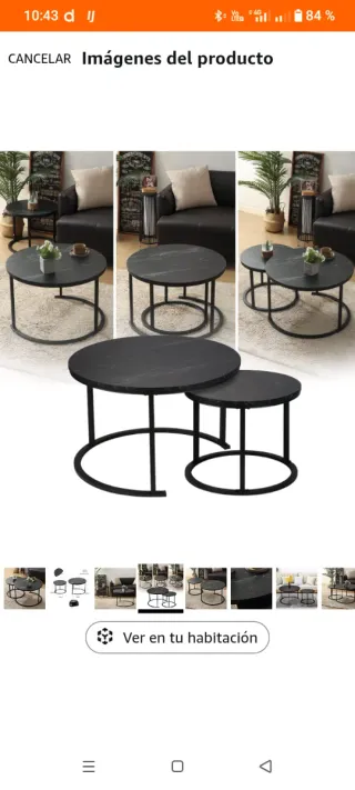 Tavoli ausiliari moderni a nido