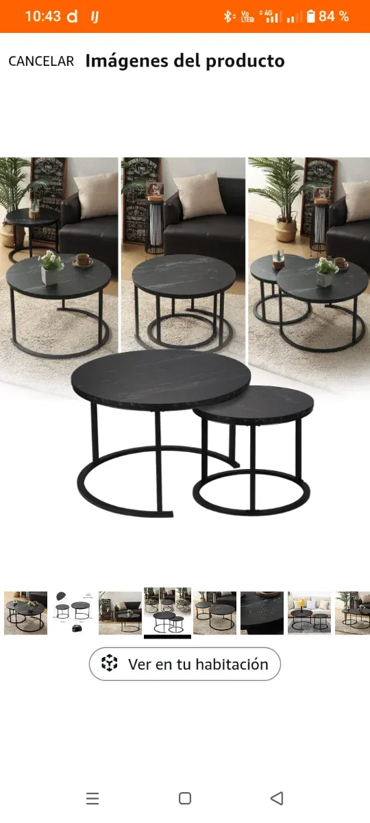 Tavoli ausiliari moderni a nido