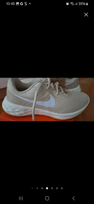 Zapatilla Nike Revolution 6 NN 38.5 Beige