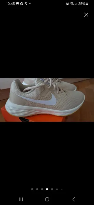 Zapatilla Nike Revolution 6 NN 38.5 Beige