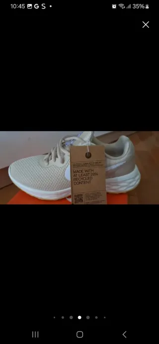 Zapatilla Nike Revolution 6 NN 38.5 Beige