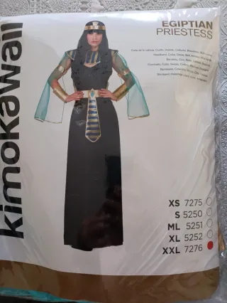 Disfraz Egipcia Kimokawall Mujer XXL
