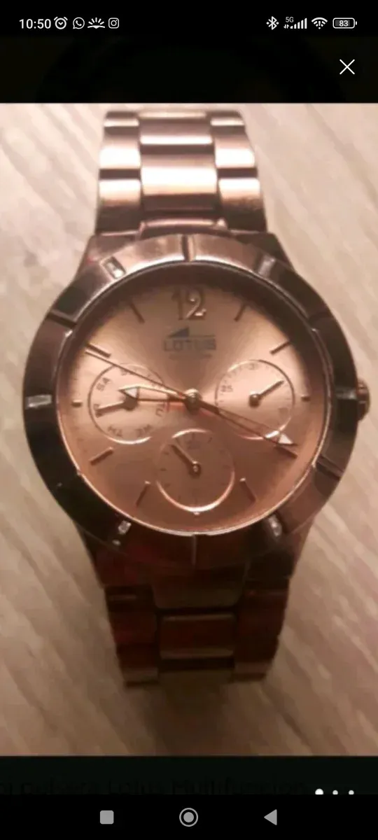 Reloj Lotus Rose Gold