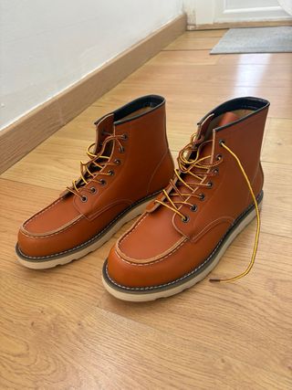 Botas estilo Red Wing Marrones piel