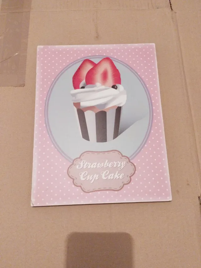 Cuadro Decorativo Kiwi Cup Cake