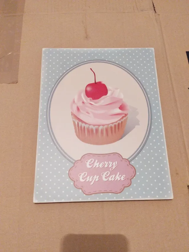 Cuadro Decorativo Kiwi Cup Cake