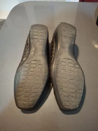 2 Pares Zapatos Mujer Negro y Marrón