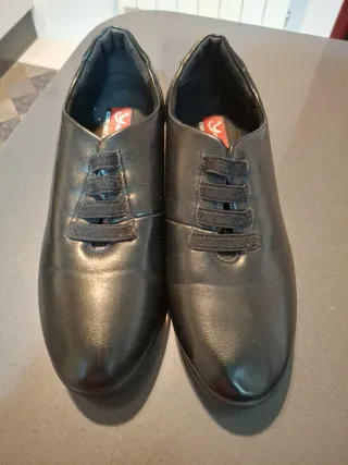 2 Pares Zapatos Mujer Negro y Marrón