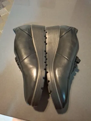 2 Pares Zapatos Mujer Negro y Marrón