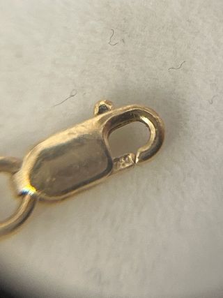 Collar de cristal y oro