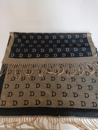 Sciarpa  Logo D Nero Oro