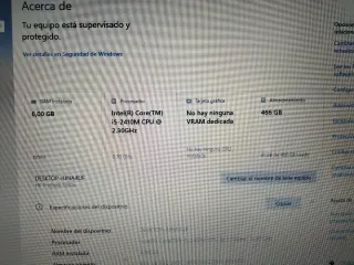 Portátil HP ProBook 6560b i5 6GB RAM 466GB SSD