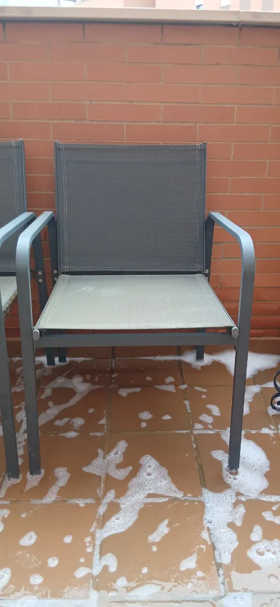 Juego de 2 Sillas de Exterior