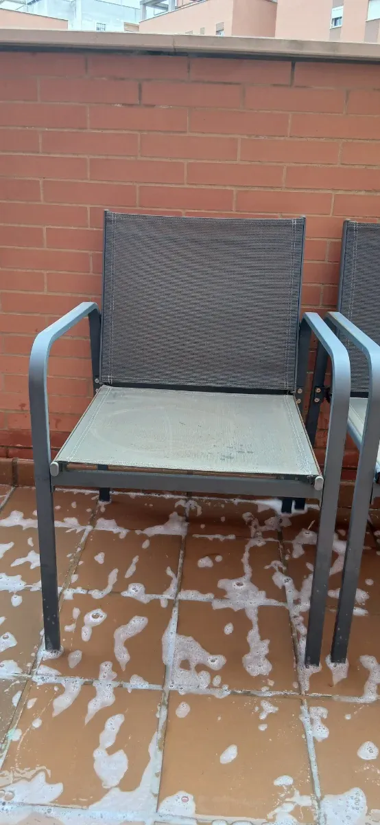 Juego de 2 Sillas de Exterior