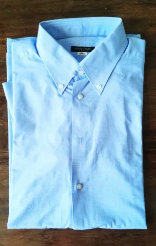 Henry Smith London Slim – Camicia Azzurra XL