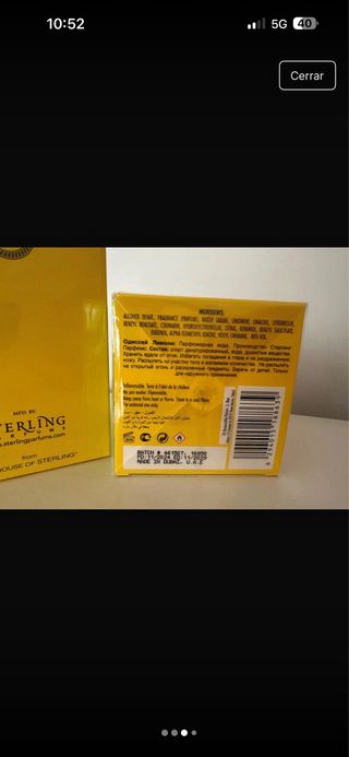 Colonia Odyssey Limoni EAU DE PARFUM hombre