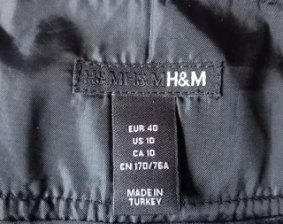 Falda corta H&M cuadros