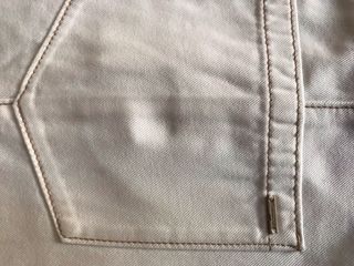 Pantalón ancho Massimo Dutti blanco