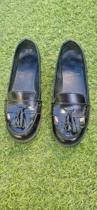 Zapatos Zgirls T.38 Colegiales Negros