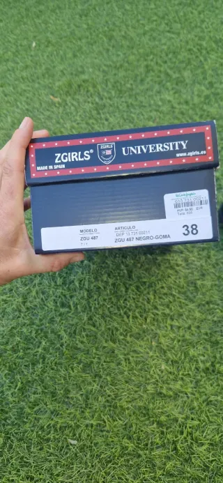Zapatos Zgirls T.38 Colegiales Negros