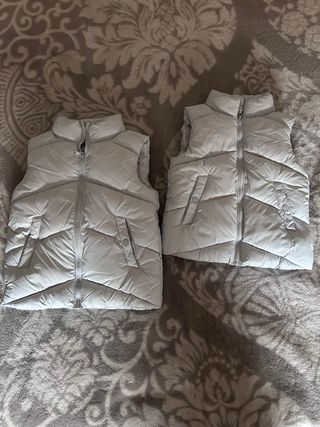 Chaleco acolchado niño gris