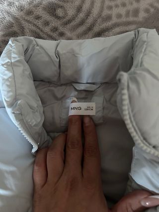 Chaleco acolchado niño gris