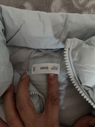 Chaleco acolchado niño gris