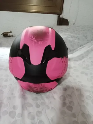 Casco Moto NZI Blue Series Rosa/Negro talla S