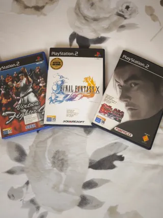 Consola PS2 Fat Negra con 2 mandos.