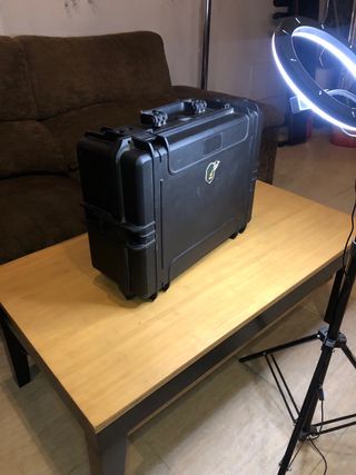 Maleta de transporte para equipo fotográfico