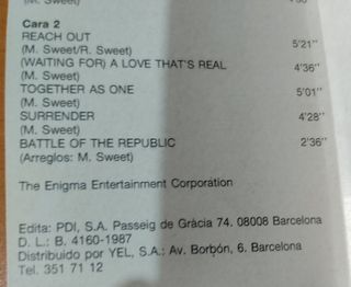 Stryper - Soldiers under command - cassetta spain