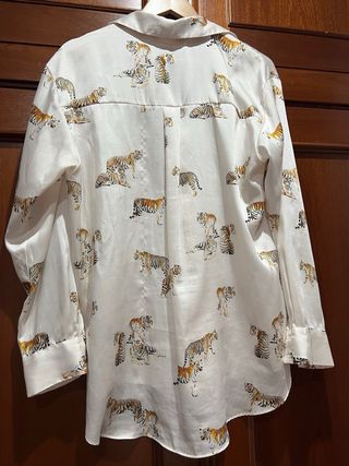 Camisa Zara Estampado Tigres