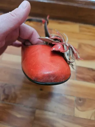 Zapatos de piel rojos/coral Hobby Sport