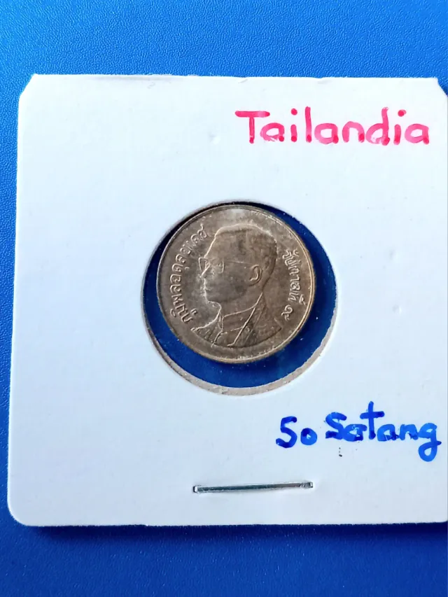 Moneda Tailandia 50 Satang