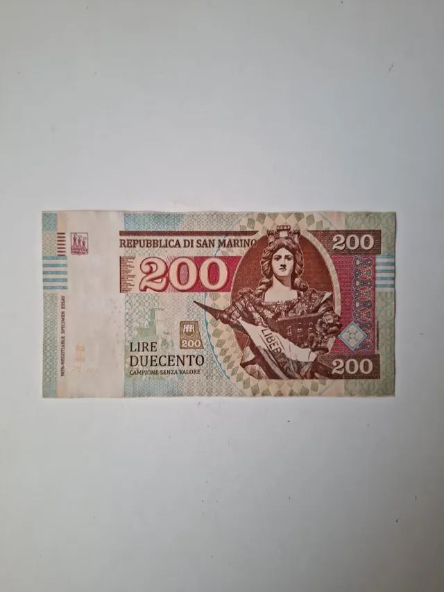 San Marino 200 Liras.