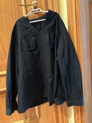 Camisa caserito negra talla 10