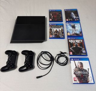 PS4 1TB + 2 Controles + 6 videojuegos