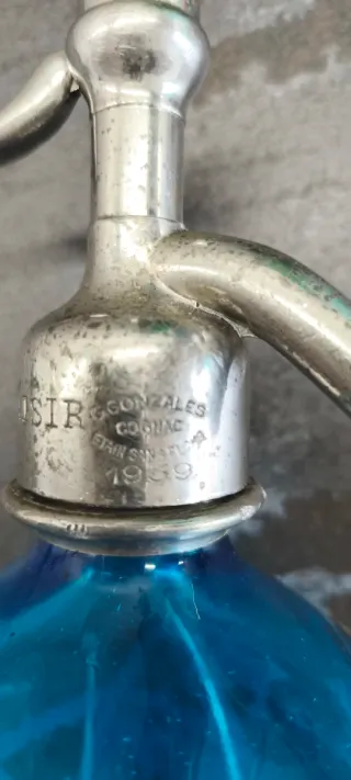 Sifón antiguo francés Toulouse 1939