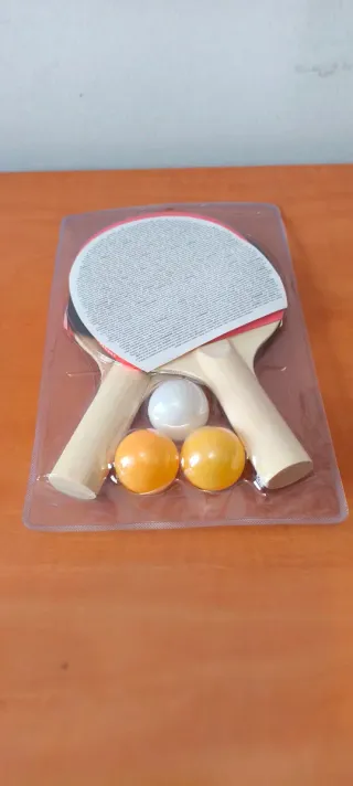 Kit de palas Ping Pong + 3 Pelotas