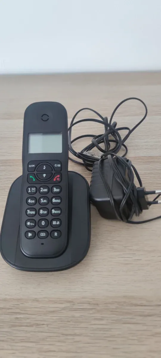 Teléfono Inalámbrico Negro