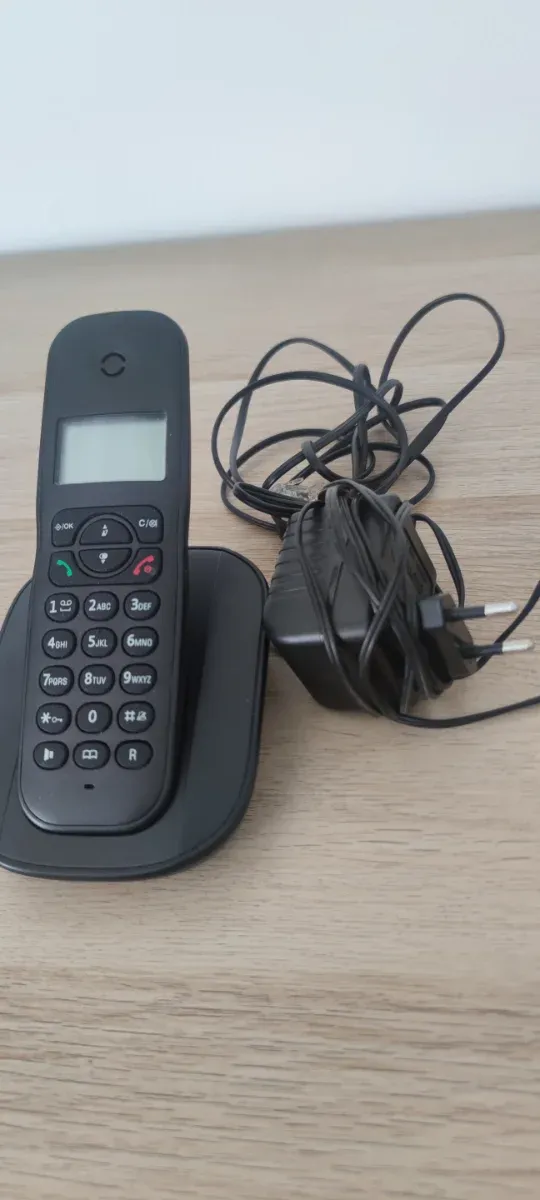 Teléfono Inalámbrico Negro