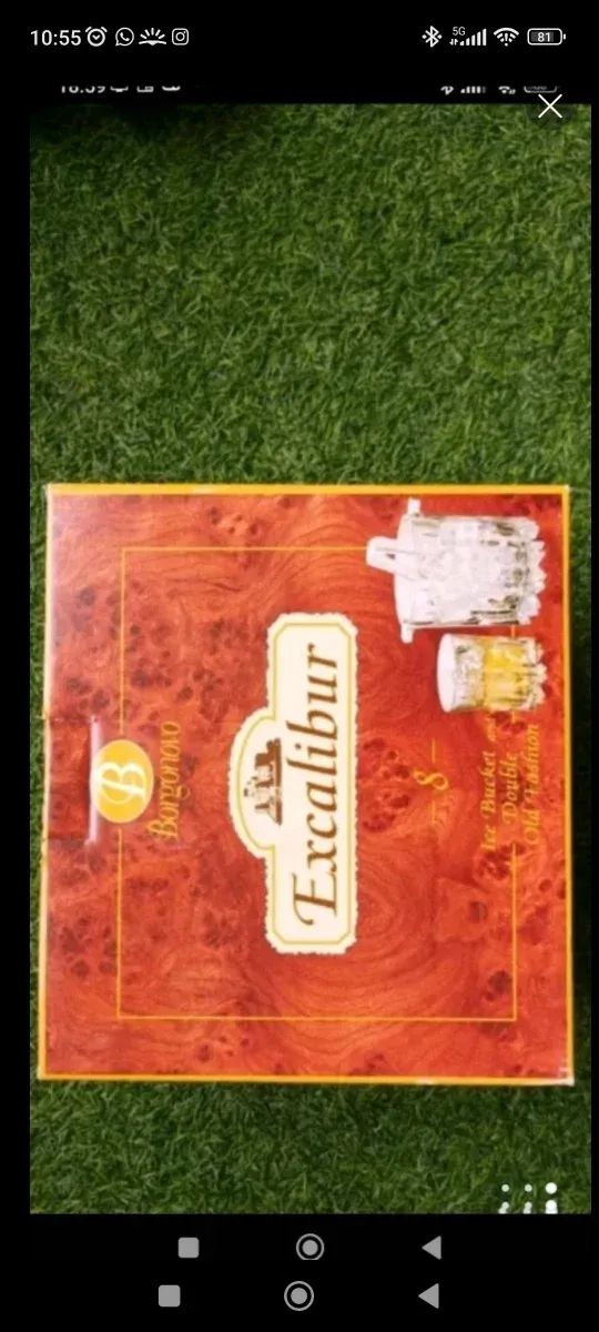 Cubitera de cristal Baileys