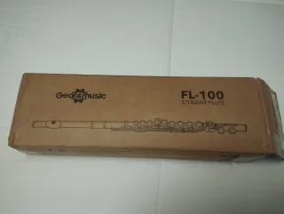 Flauta travesera plateada sin estrenar